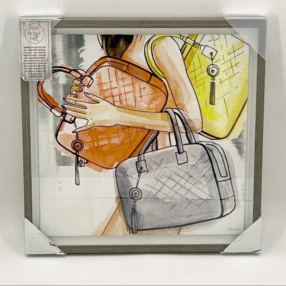 Handbag Purse Wall Decor Hanging Picture